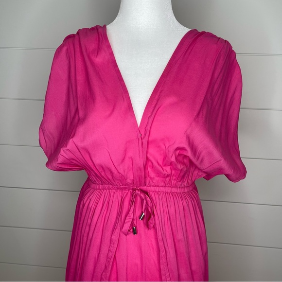 Elan Wrap Maxi Cover-up Dress - Picture 6 of 9